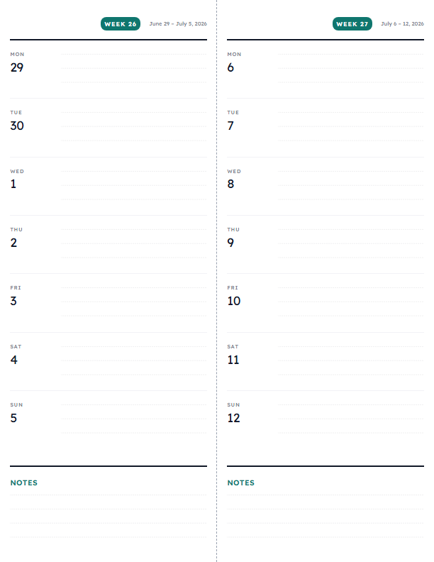 Fold-in-Half Booklet Printables — free printable collection
